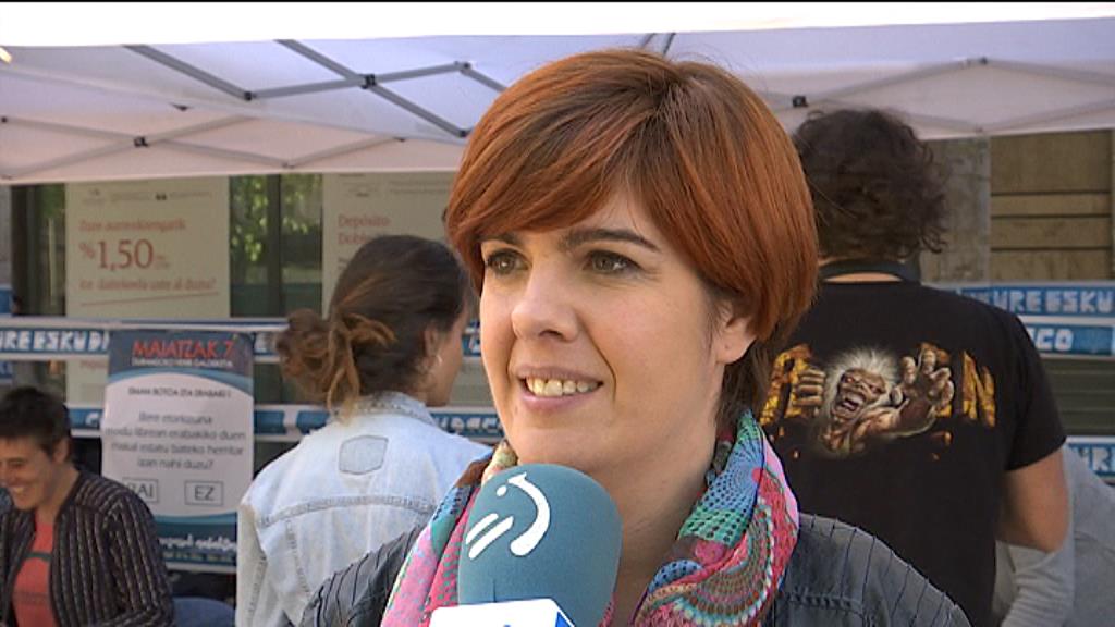 Foto de archivo de Nezkutz Rodríguez, candidata del sector anticapitalista de Podemos Euskadi Foto de archivo de Nezkutz Rodríguez, candidata del sector anticapitalista de Podemos Euskadi