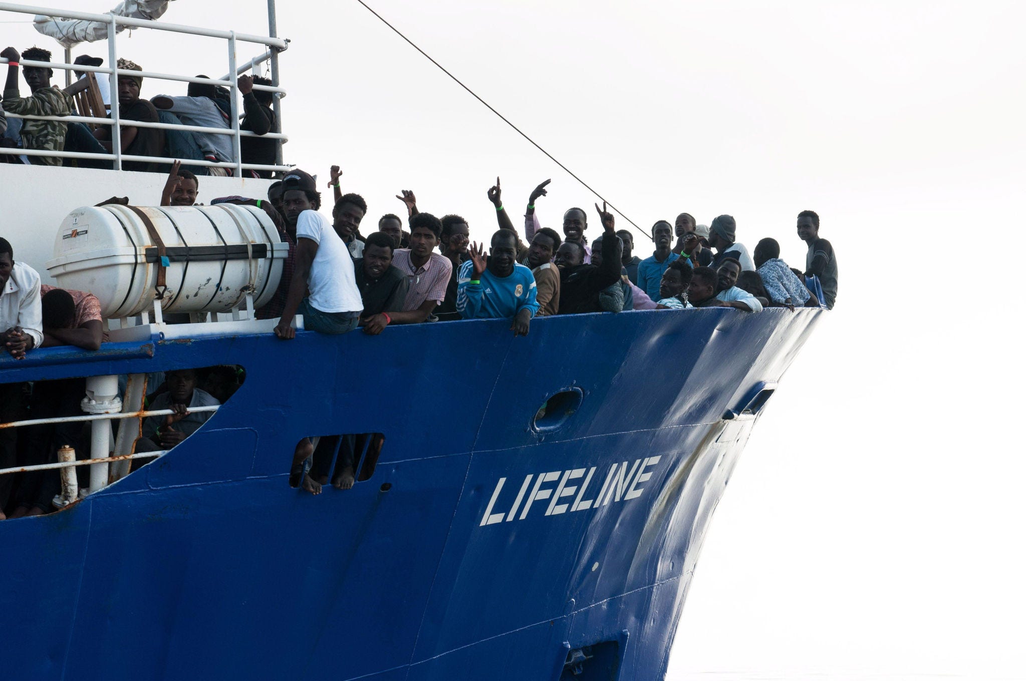 Lifeline Alemaniako GKEren ontzia. EFE