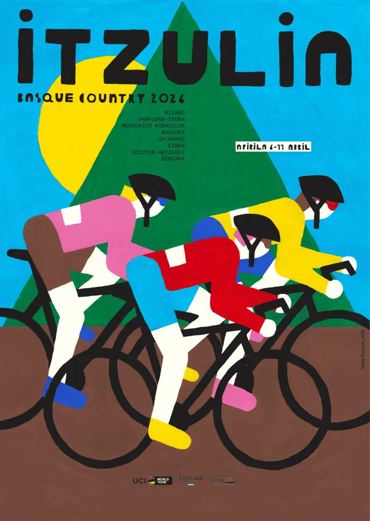 Itzulia Basque Country lasterketaren kartela, Maite Rosenderen lana