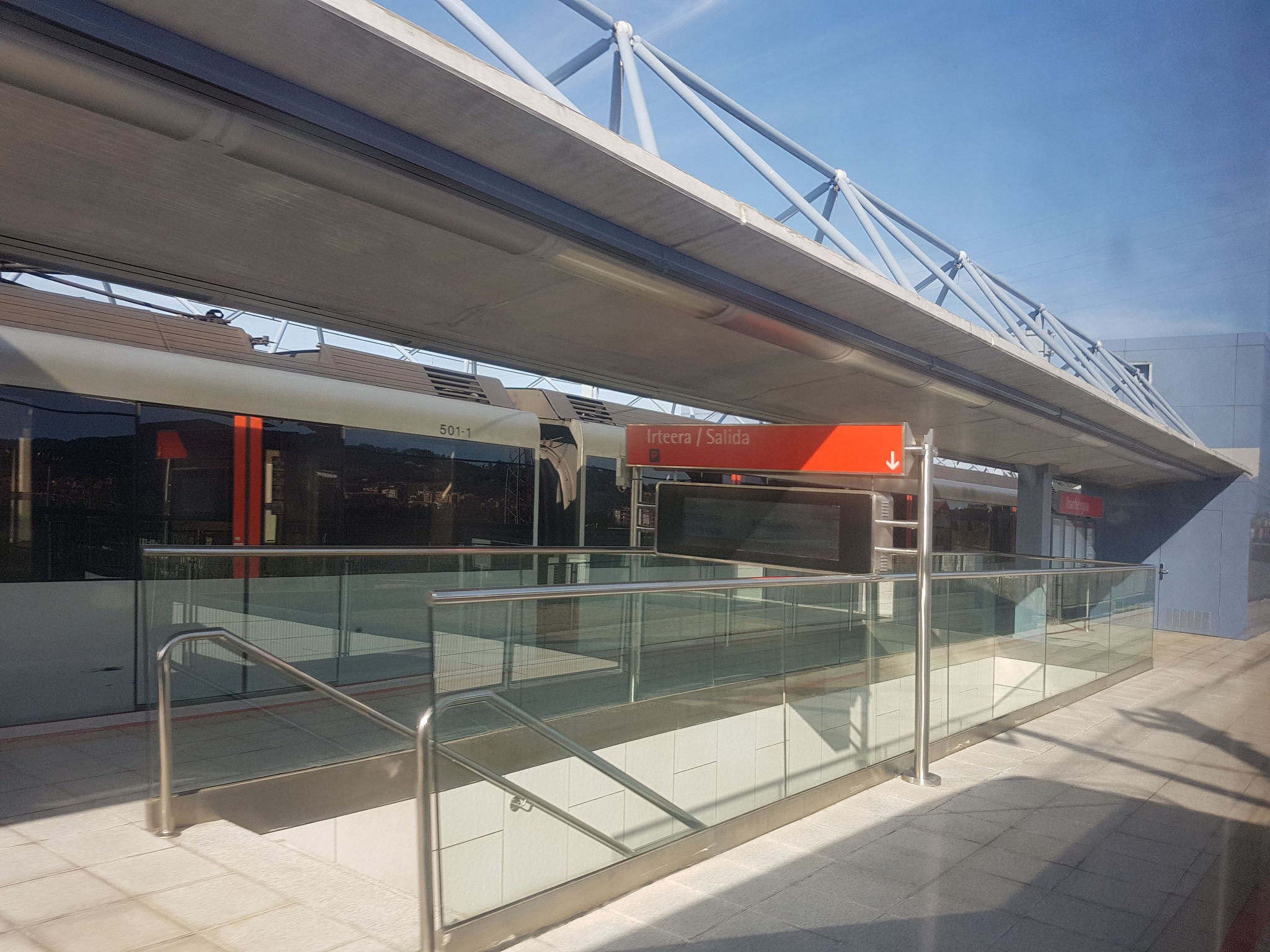 Ibarbengoako geltokia (Getxo). Argazkia: Aitor Oviedo