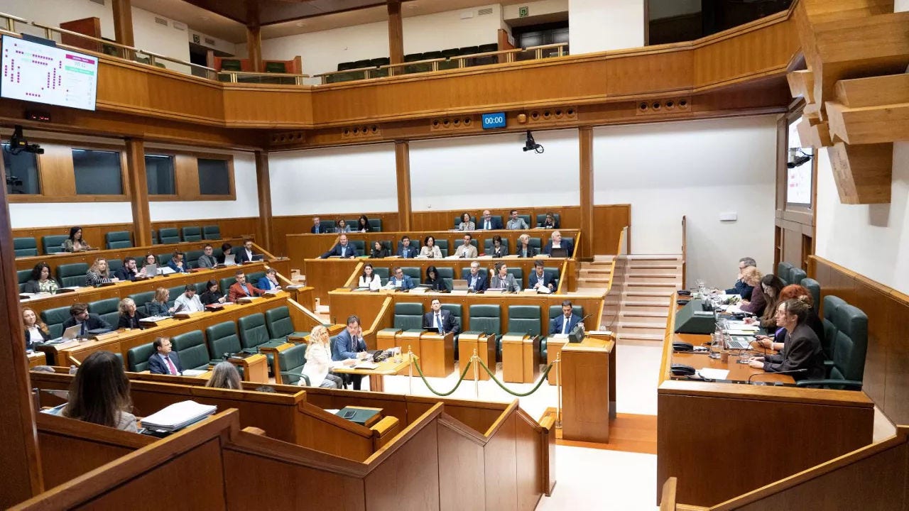 Parlamento Vasco. Foto: EITB