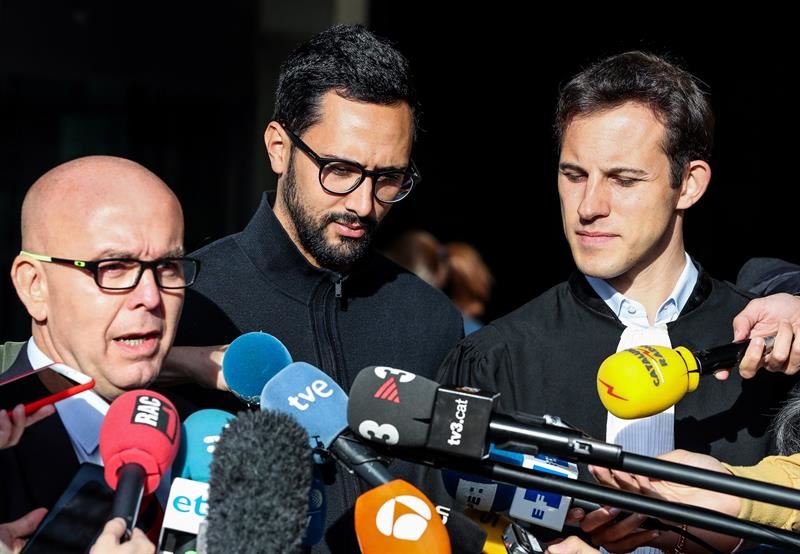 Valtònyc, en el centro, en una imagen de archivo.