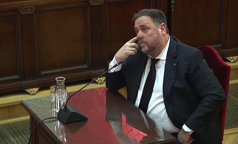 Orion Junqueras, en la Audiencia Nacional.