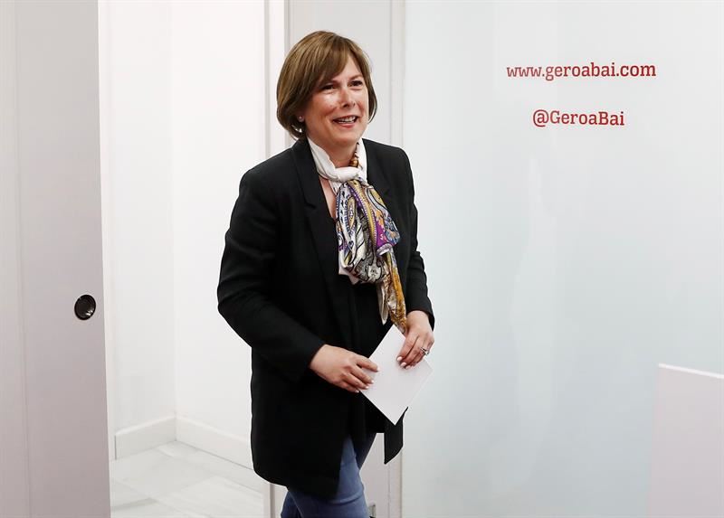 La portavoz de Geroa Bai, Uxue Barkos. Foto de archivo