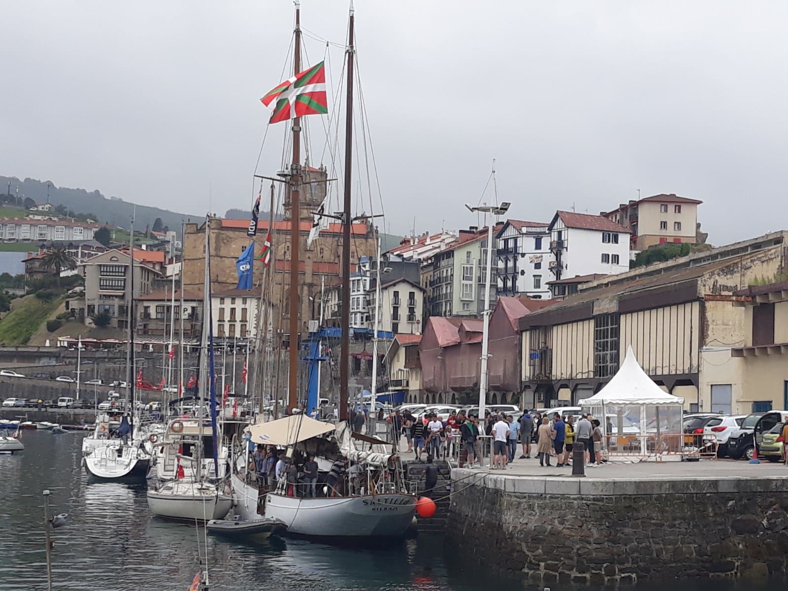 Homenaje a Elkano en Getaria. Foto: Maria Agirre, Euskadi Irratia