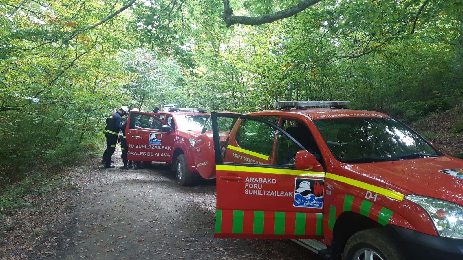 Bomberos de Araba. Foto: Arabako Suhiltzaileak