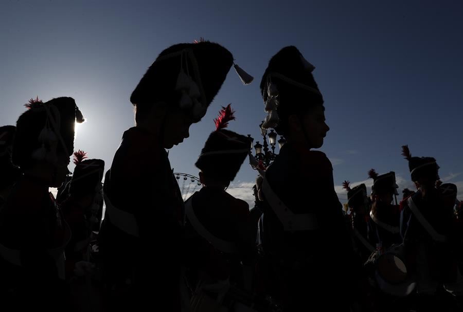 2020ko danborrada. Argazkia: Efe.