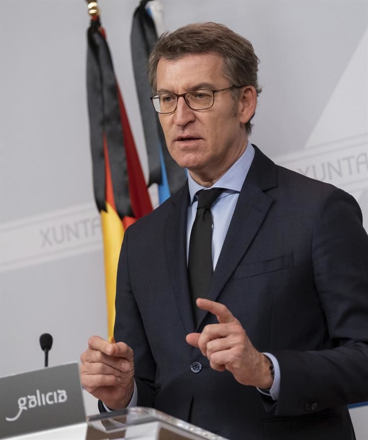 Alberto Núñez Feijóo, el presidente de la Xunta.