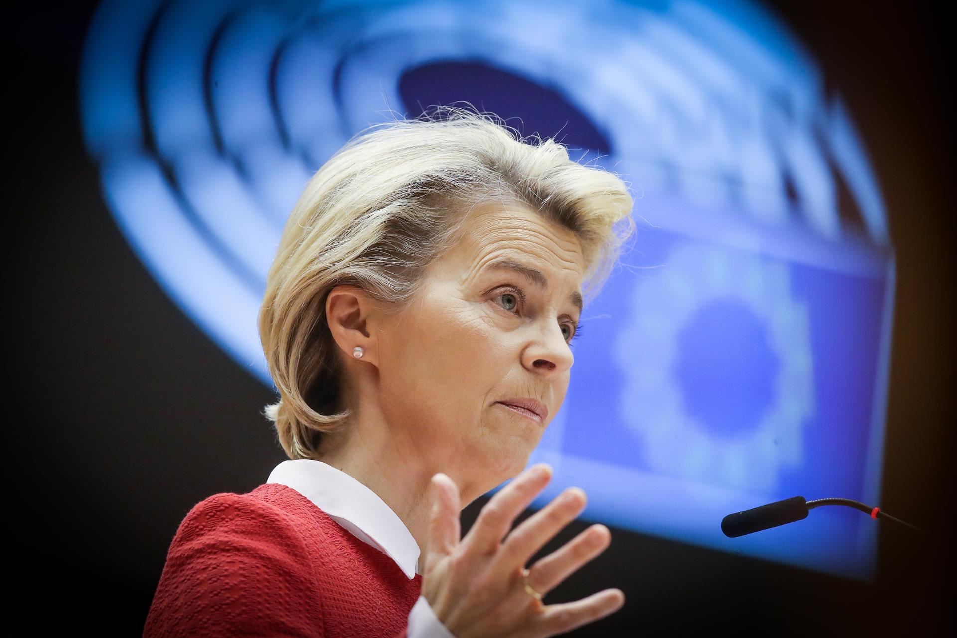 Ursula Von der Leyen, presidenta de la Comisión Europea. Foto de archivo: EFE