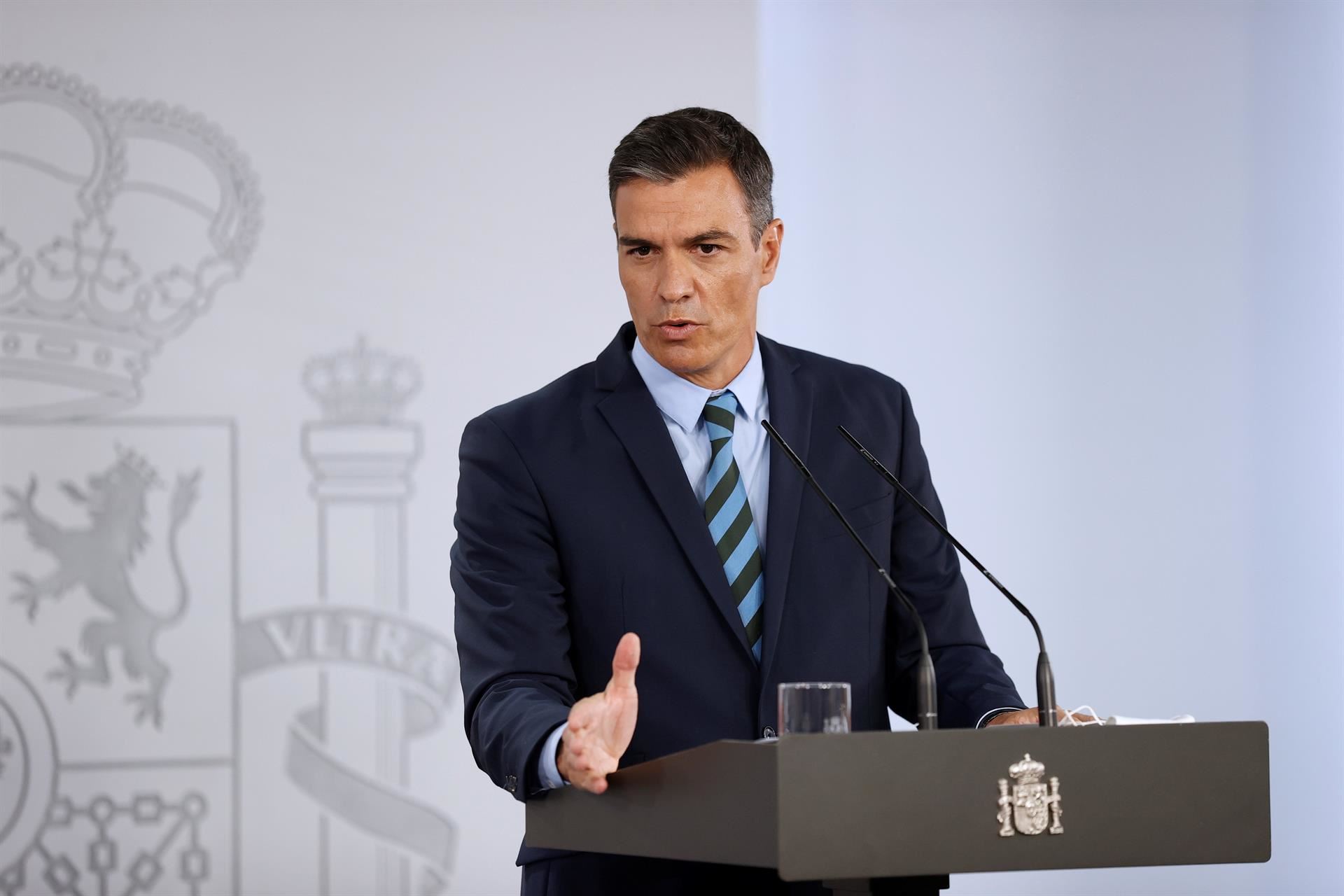 El presidente del Gobierno español, Pedro Sánchez. Foto de archivo: EFE