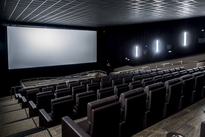 Una sala de cine vacía. Foto: @arteanet