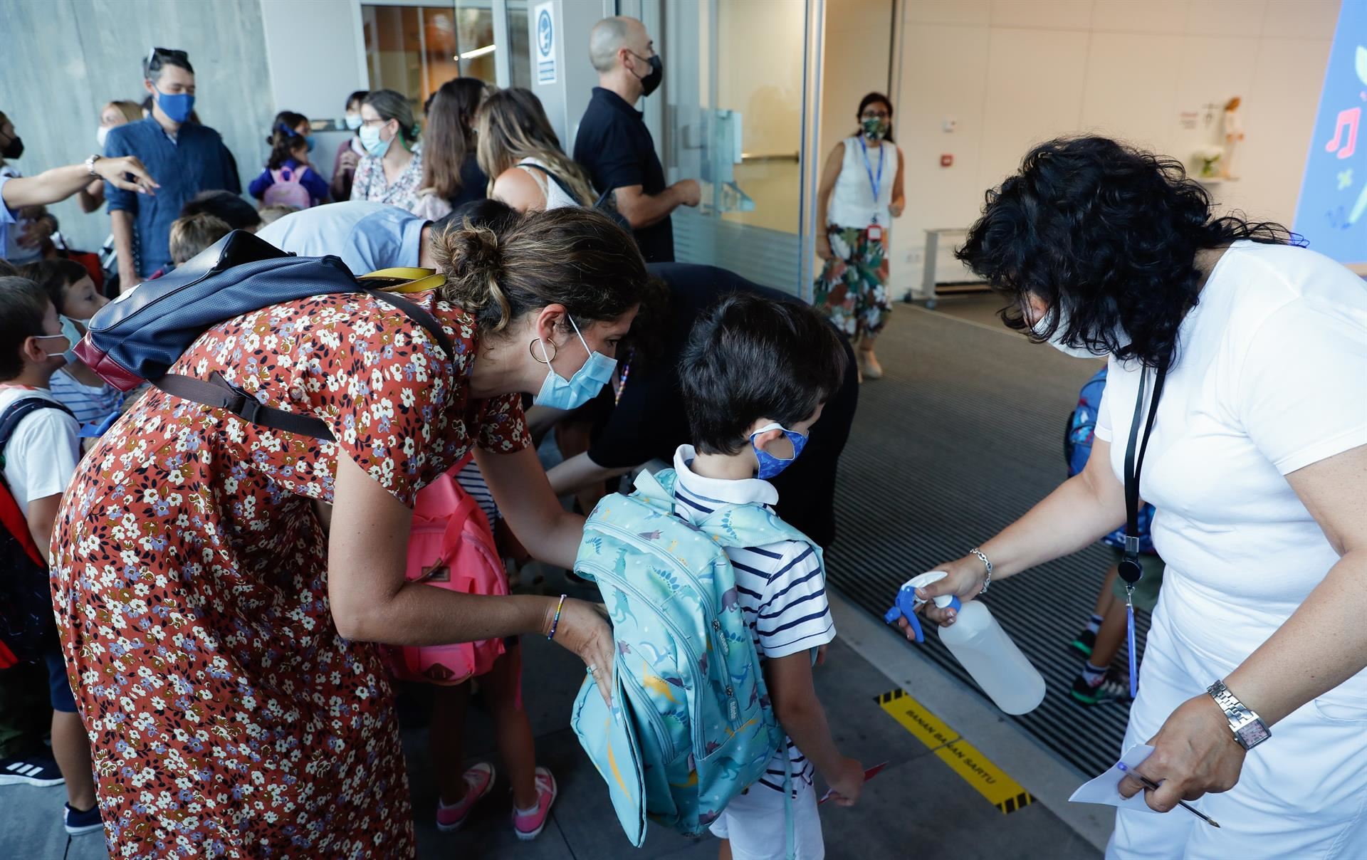 Un colegio de Donostia-San Sebastián. Foto: EFE