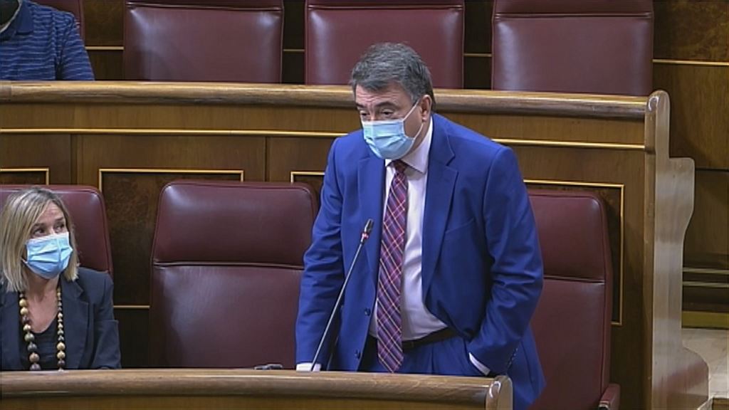 Aitor Esteban, portavoz del PNV en el Congreso de los Diputados. Foto de archivo: EITB Media