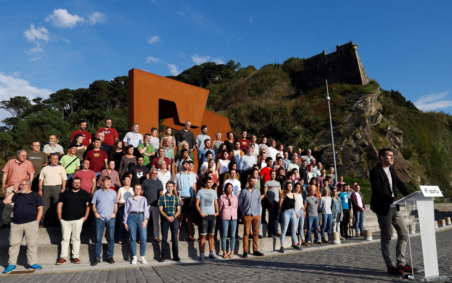 Arkaitz Rodriguez, Sortuk Donostian egindako agerraldi batean. Artxiboko argazkia: EFE