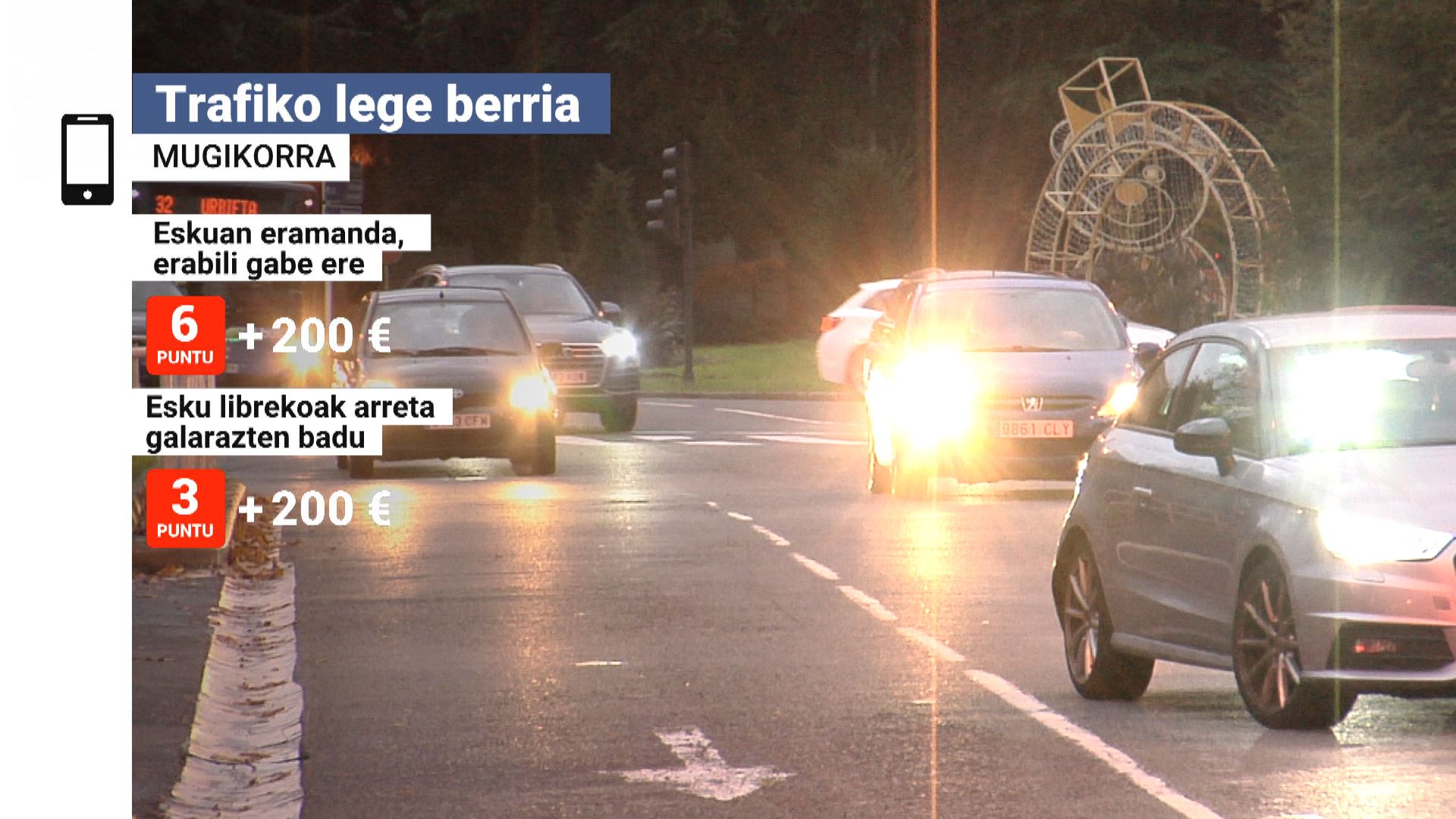 Trafiko lege berria. Irudia: EITB Media
