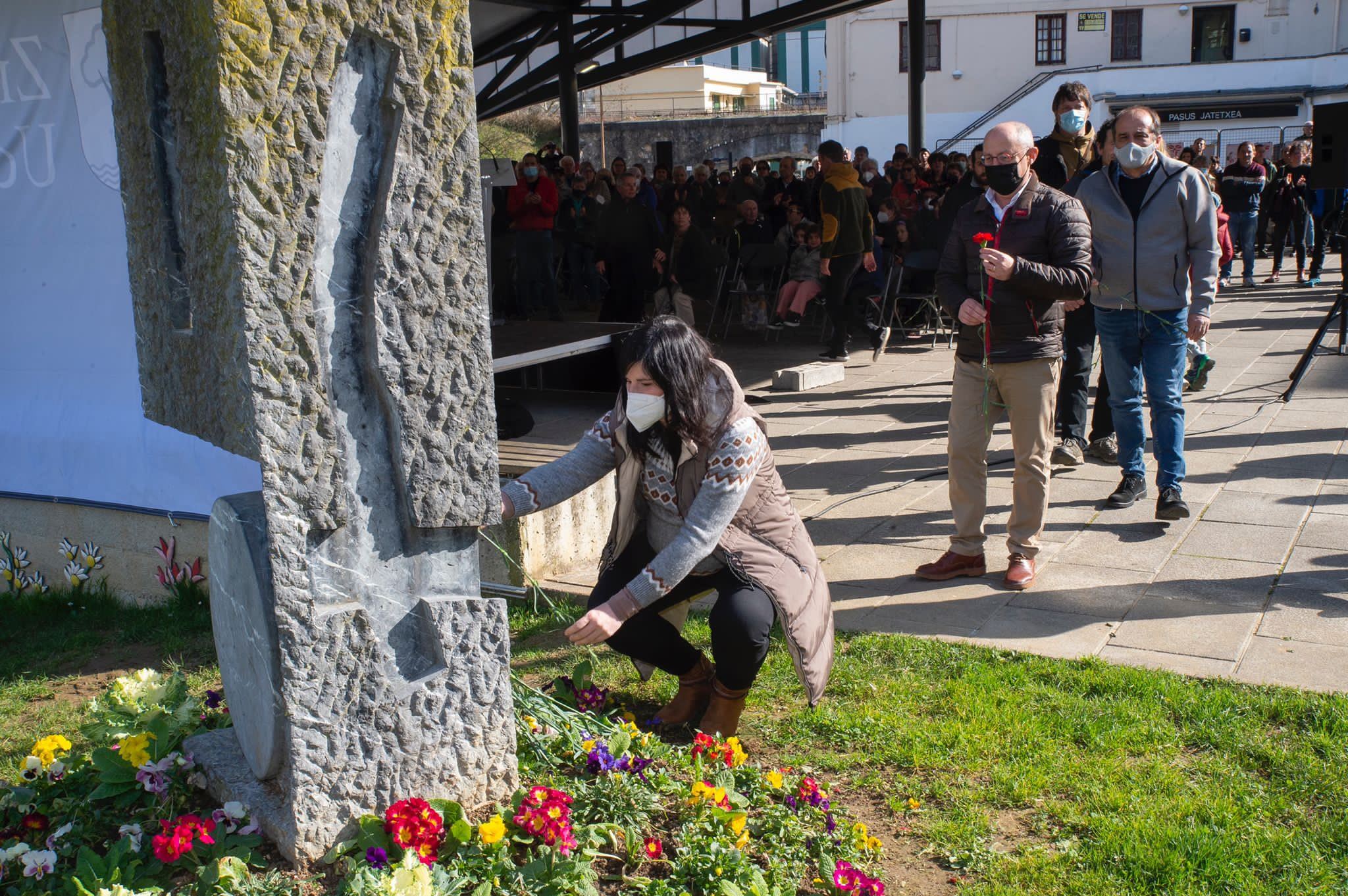 Joxe Arregiren heriotzaren 41. urteurrena, Zizurkilen. Argazkia: @ehbildu