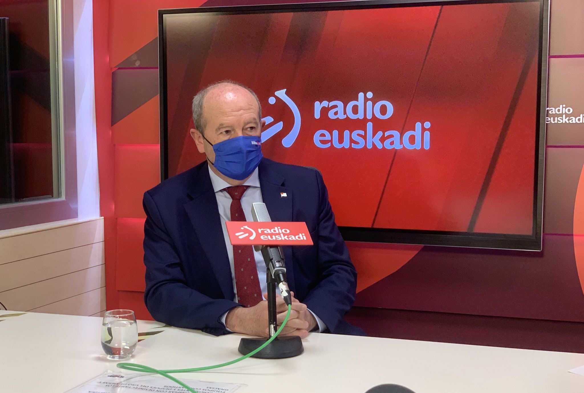 Ricardo Barkala, entrevistado en Radio Euskadi.