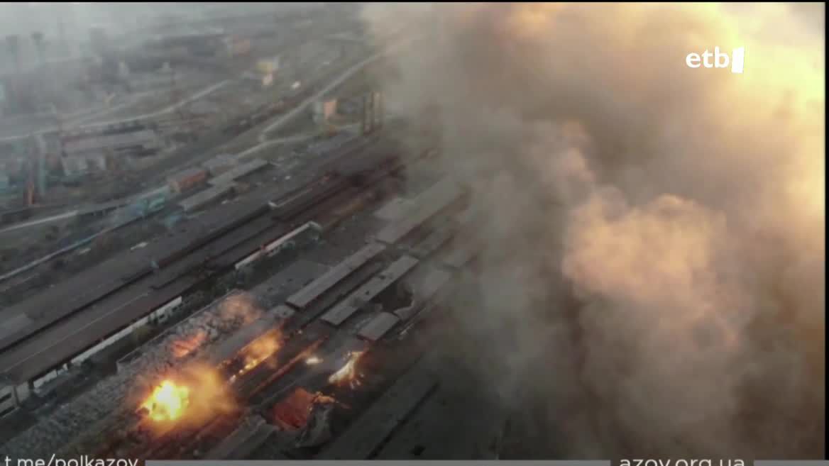 Mariupol. Agentzietako bideo batetik ateratako irudia.