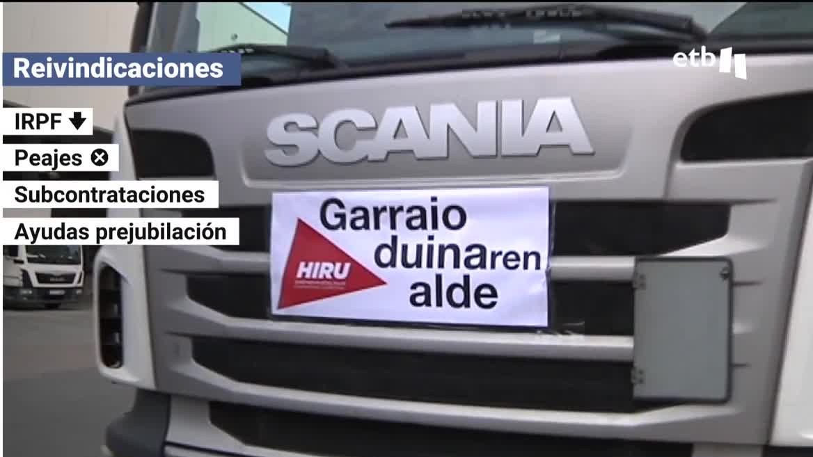 Huelga del transporte. Imagen: EITB Media