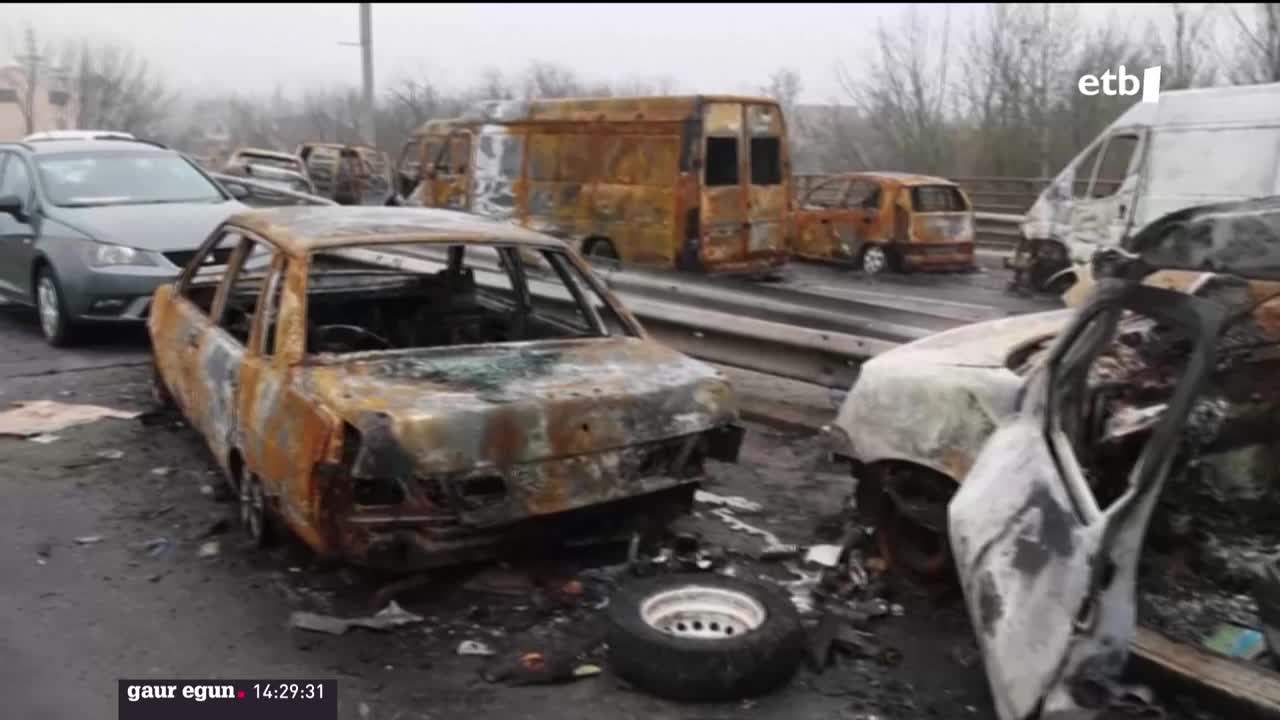 Irpin. EITB Mediaren bideo batetik ateratako argazkia.