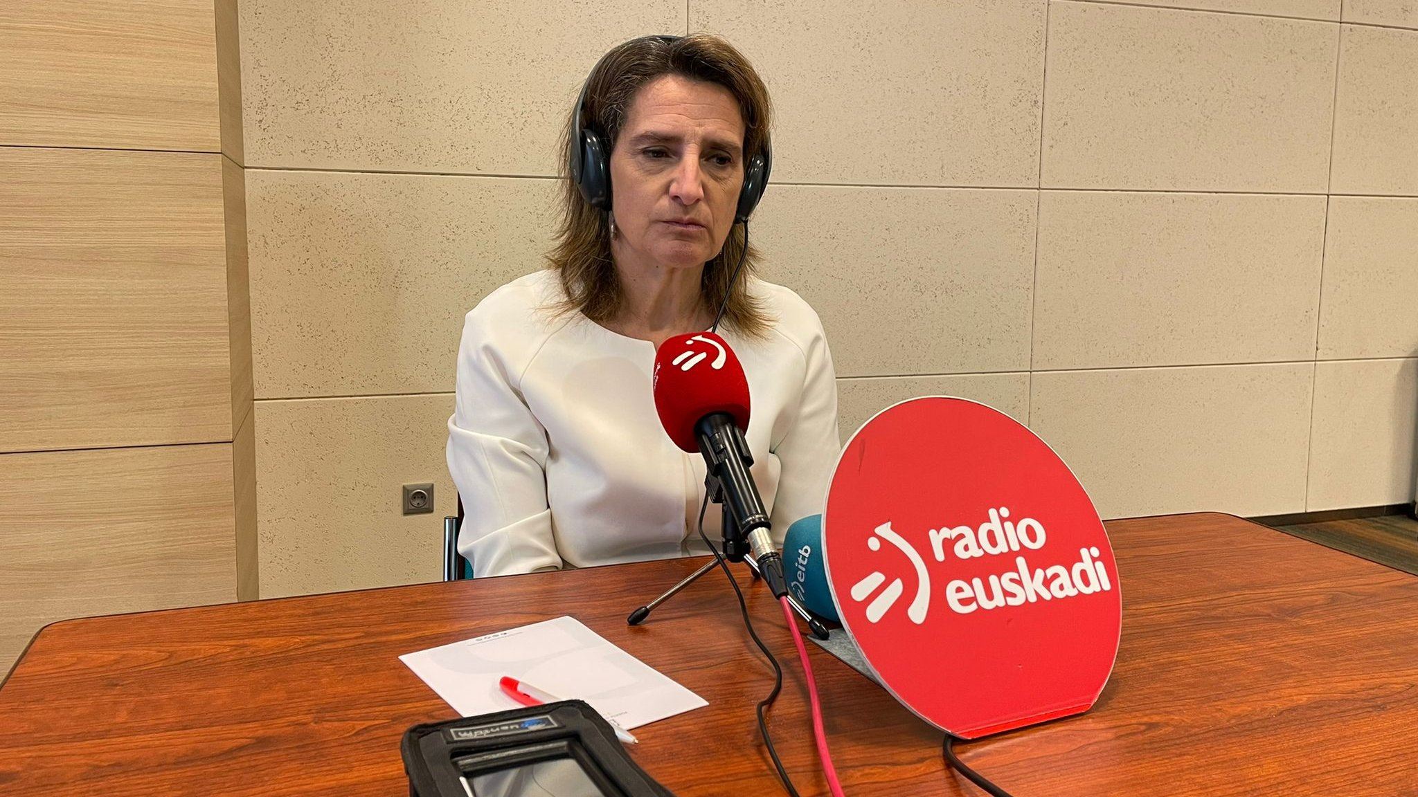 Ribera, durante la entrevista de hoy.