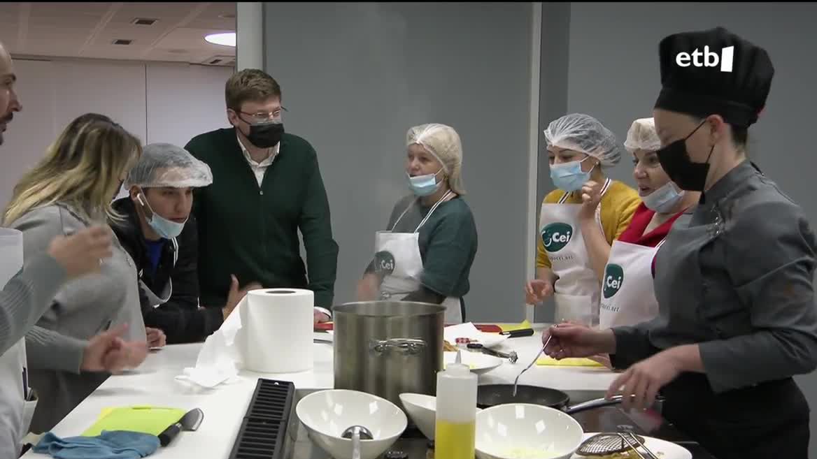 Ostalari ukrainarrak. EITB Mediaren bideo batetik ateratako argazkia.