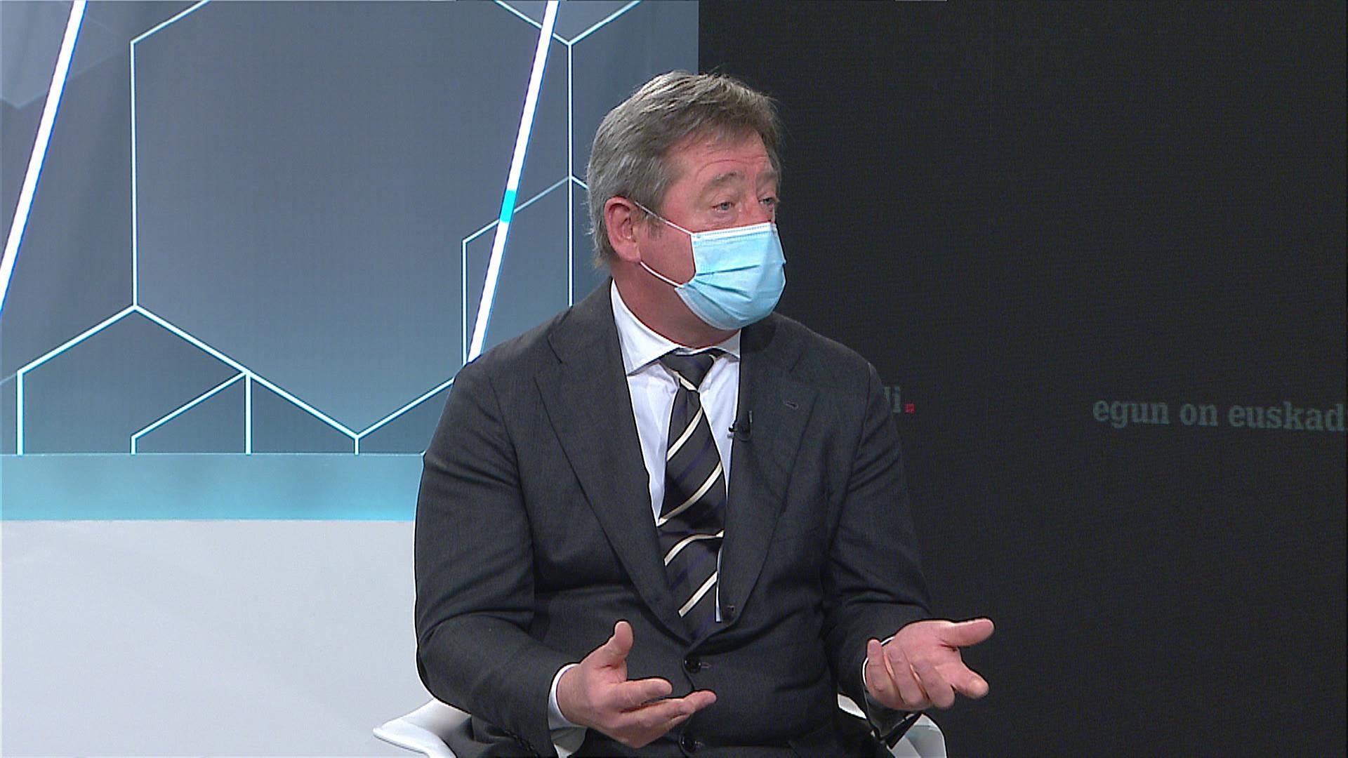 Bingen Zupiria. EITB Mediaren bideo batetik ateratako irudia.