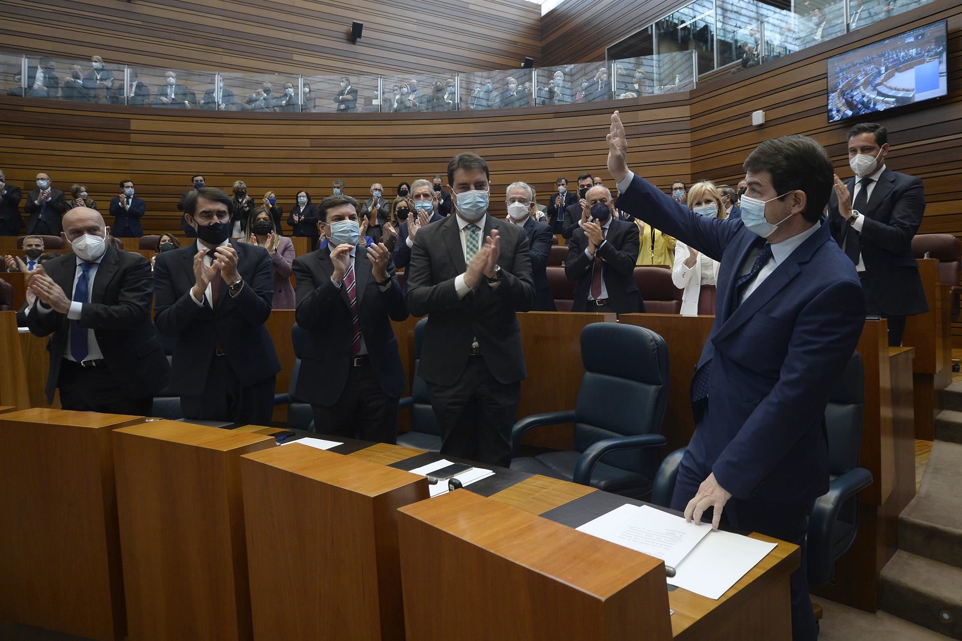 Alfonso Fernandez Mañueco Gaztela eta Leongo jarduneko presidentea. Argazkia: EFE