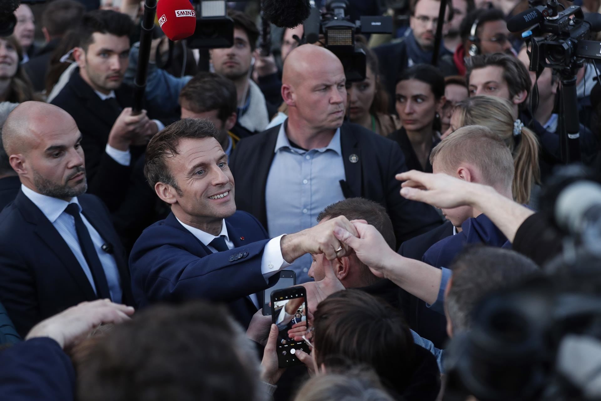 Emmanuel Macron. Argazkia: EFE.