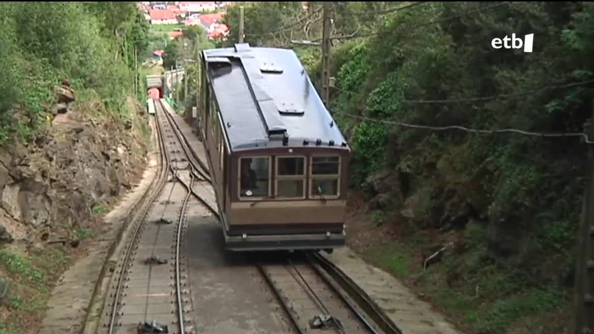 Larreinetako funikularra. EITB Mediaren bideo batetik ateratako irudia.