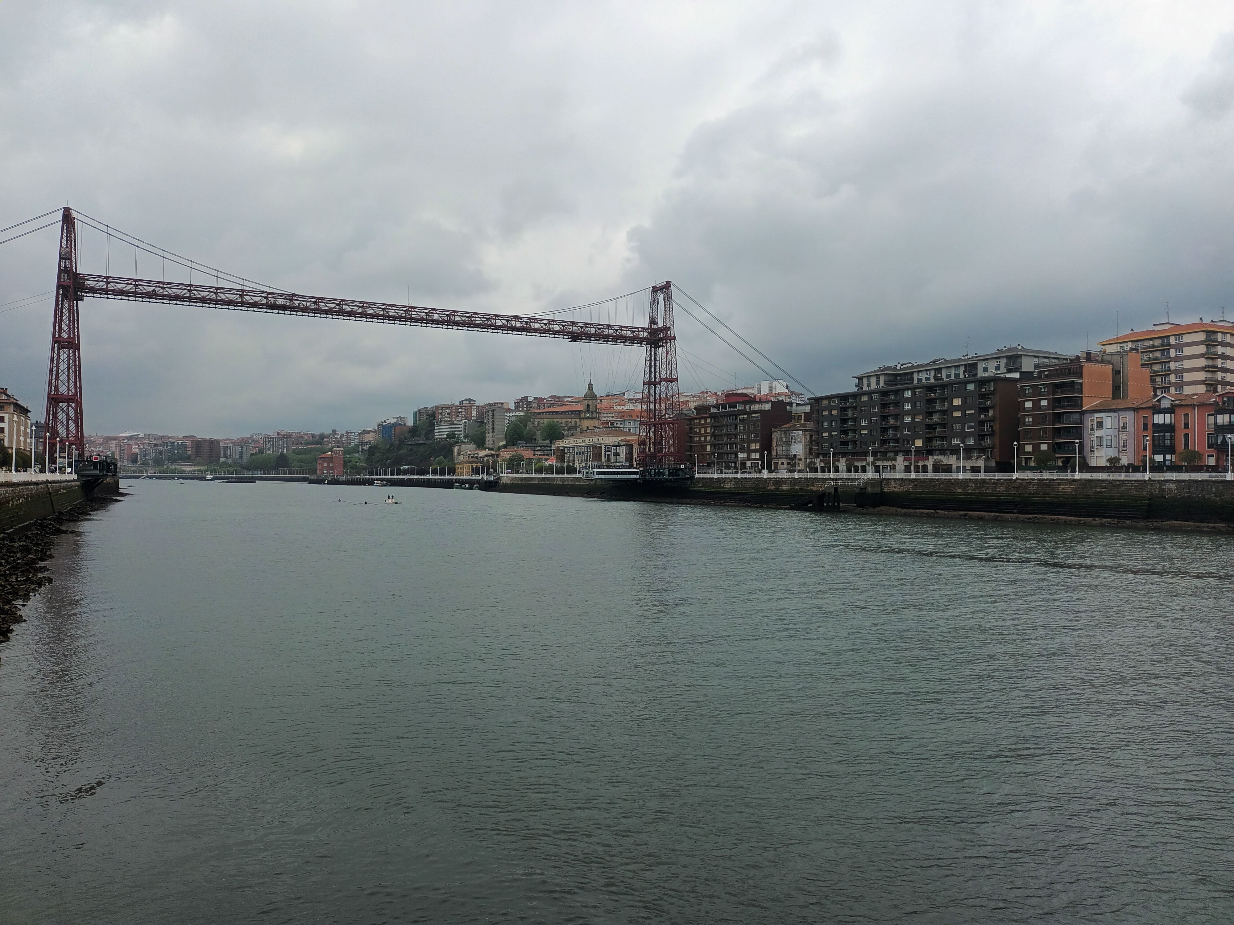 Las Arenas (Getxo) esta mañana.