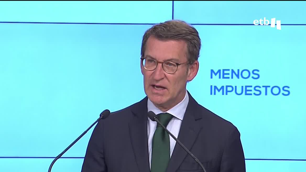 Alberto Núñez Feijóo. Imagen: EITB Media