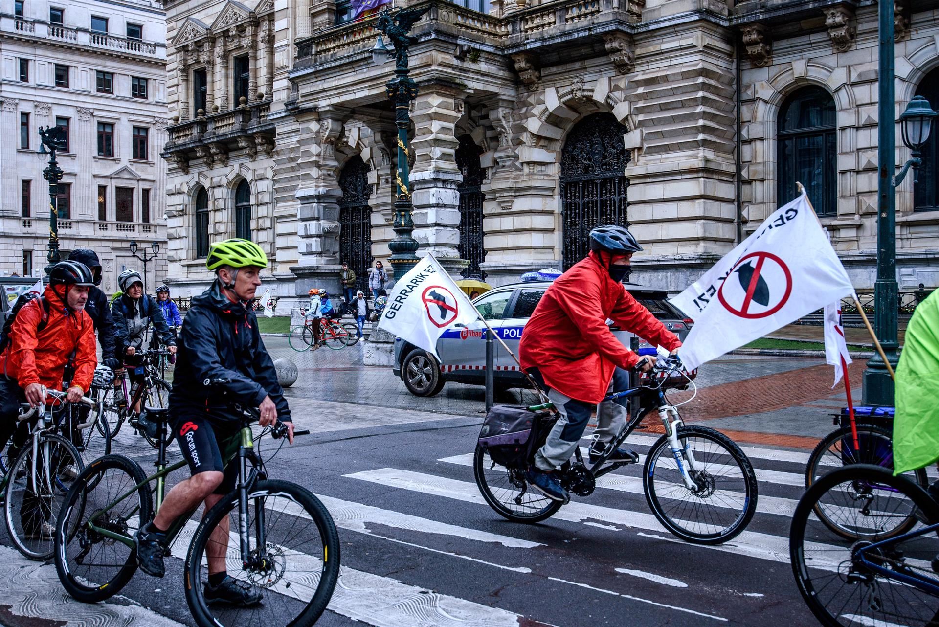 Bizi Martxa de 2022, a su paso por Bilbao. Foto: EFE