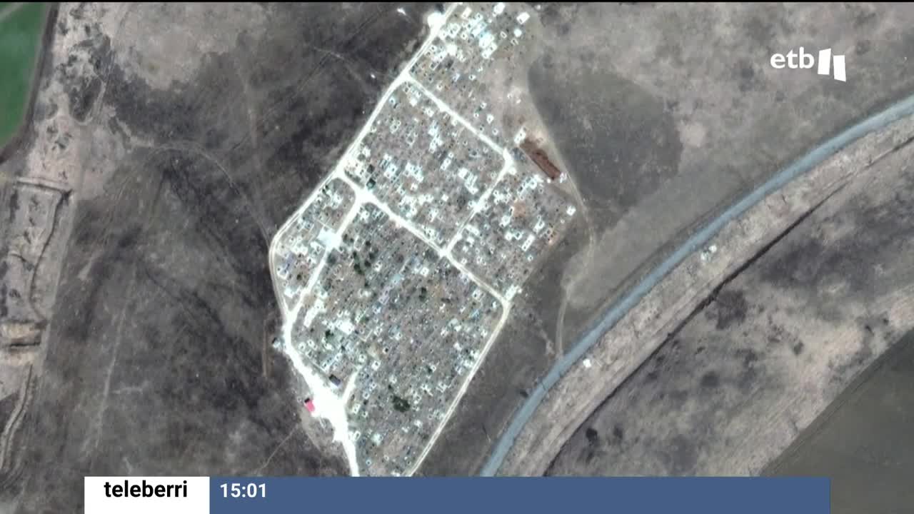 Mariupoleko hobi komuna. EITB Mediaren bideo batetik ateratako argazkia.