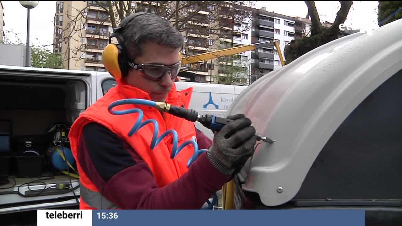 Tony Martinez. Una foto sacada de un vídeo de EITB Media.