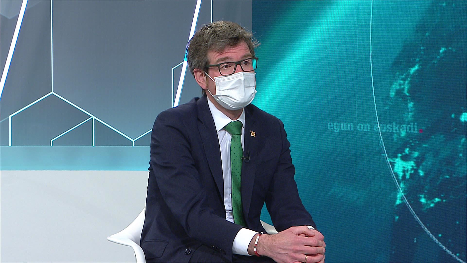 Gorka Urtaran. EITB Mediaren bideo batetik ateratako irudia.