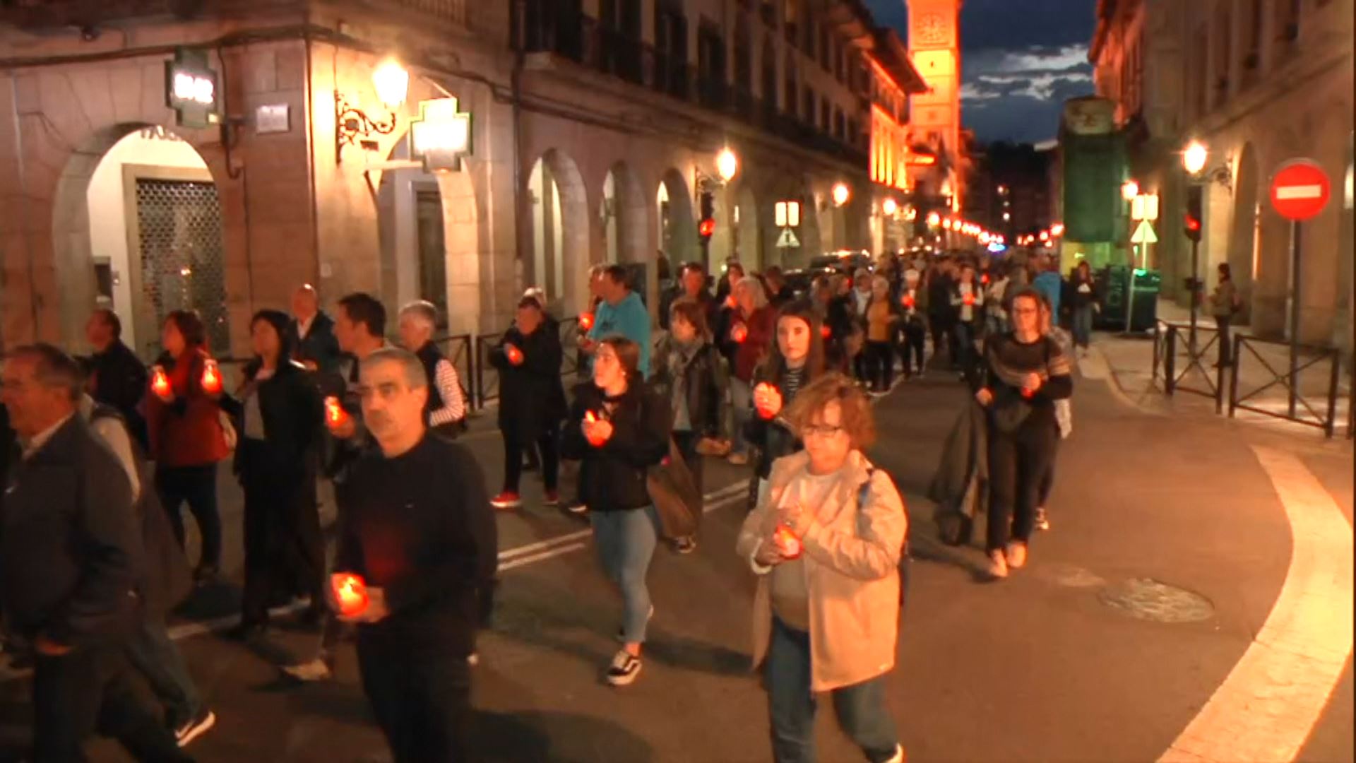 Marcha silenciosa. Imagen: EITB Media