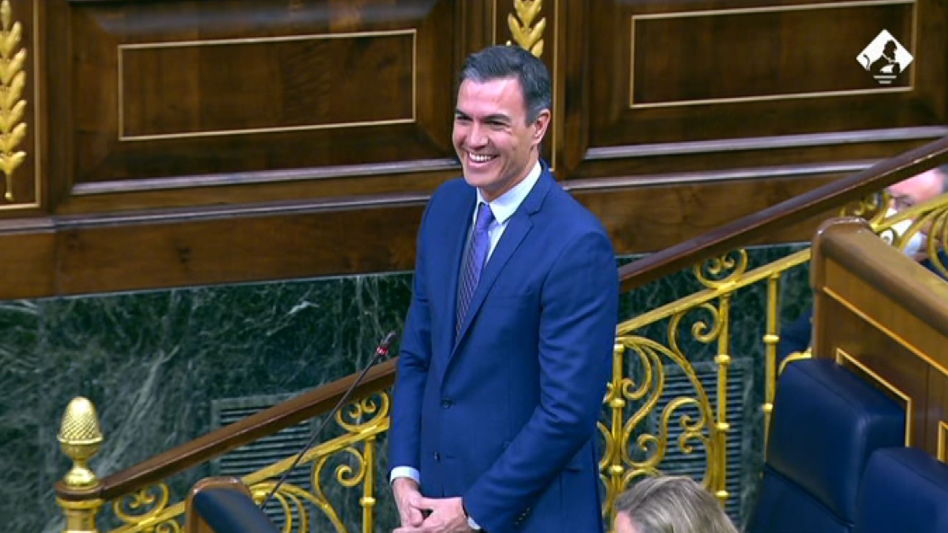 Pedro Sanchez. Agentzietako bideo batetik ateratako irudia.