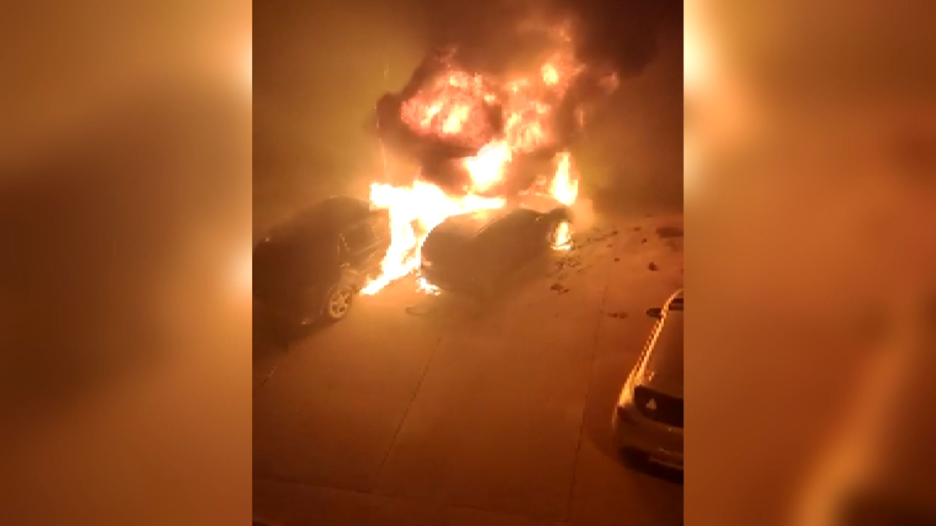 Incendio en Marcilla. Imagen: EITB Media