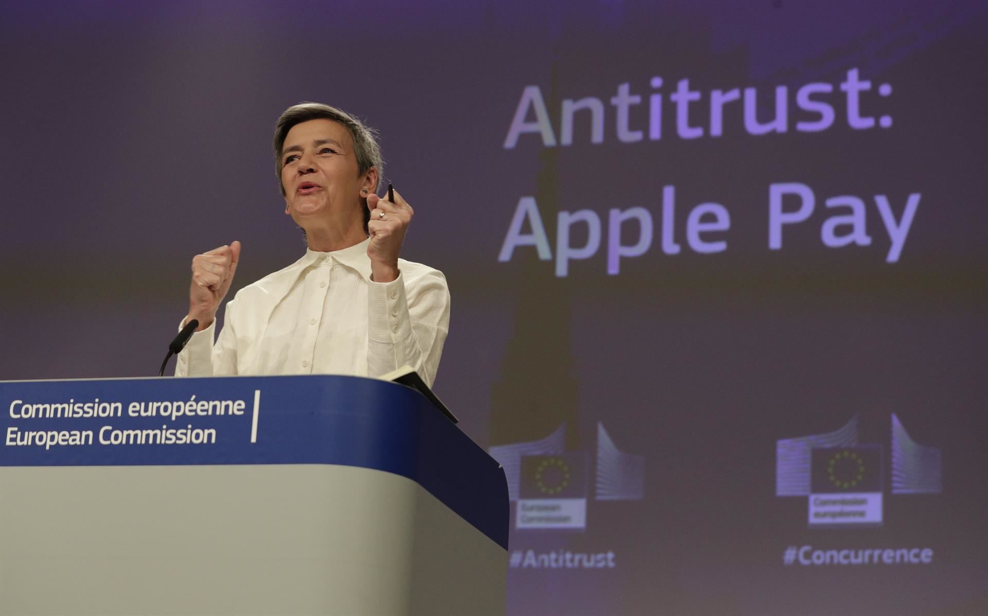 Margrethe Vestager, vicepresidenta de la Comisión Europea.