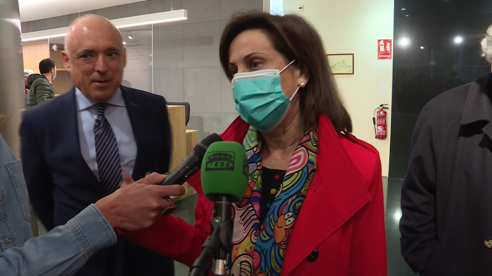 Margarita Robles. Fortaren bideo batetik ateratako irudia.