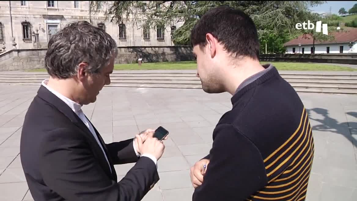 Eneko Etxeberria, profesor de Derecho en la UPV/EHU. Imagen obtenida de un vídeo de EITB Media