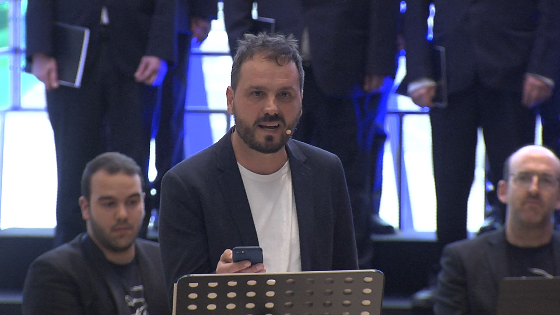 Kirmen Uribe. Imagen obtenida de un vídeo de EITB Media.