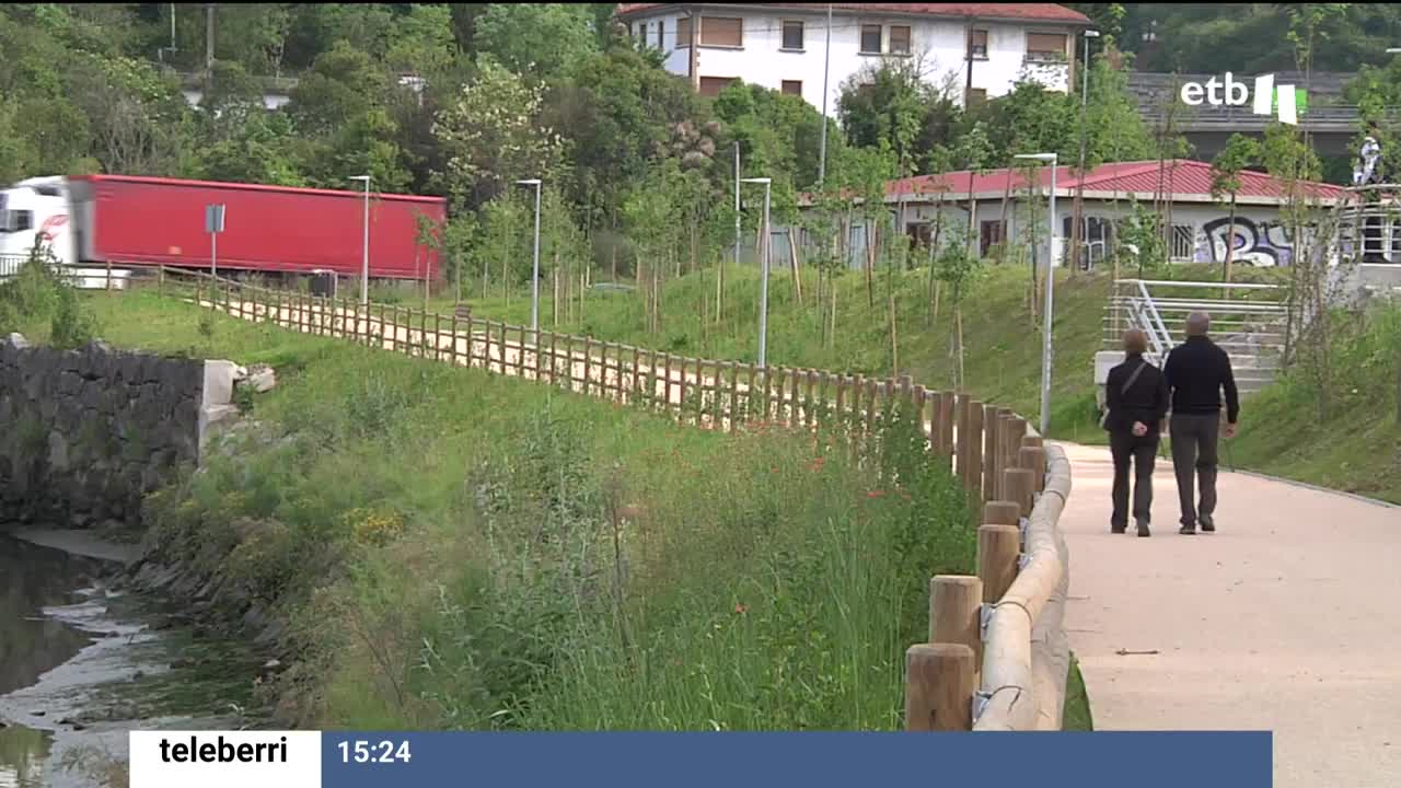 Apertura del paseo de Sarrueta