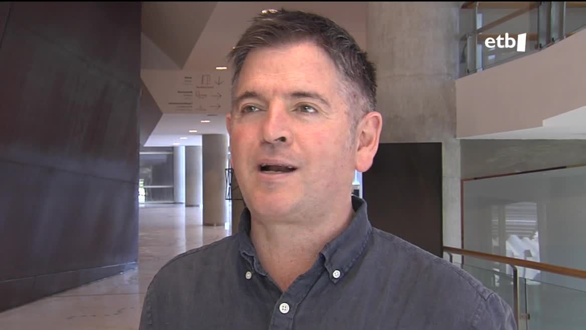 Mikel Urdangarin. EITB Mediaren bideo batetik ateratako irudia.