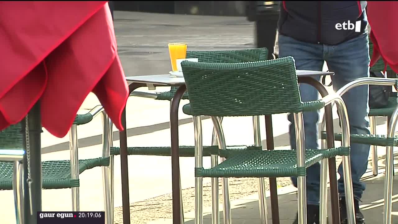 Euskadiko Auzitegi Nagusiak arrazoia eman die ostalariei. Bideotik hartutako irudia.