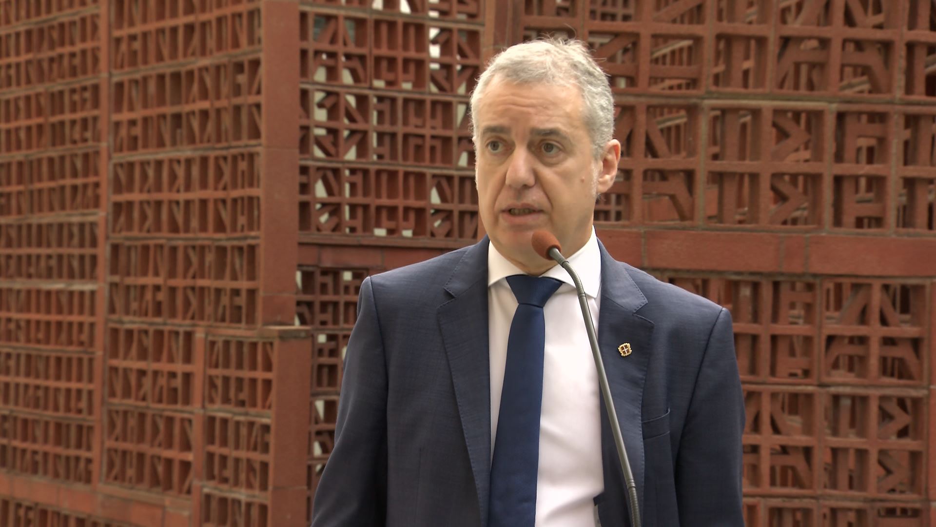 Iñigo Urkullu. EITB Mediaren bideo batetik ateratako irudia.