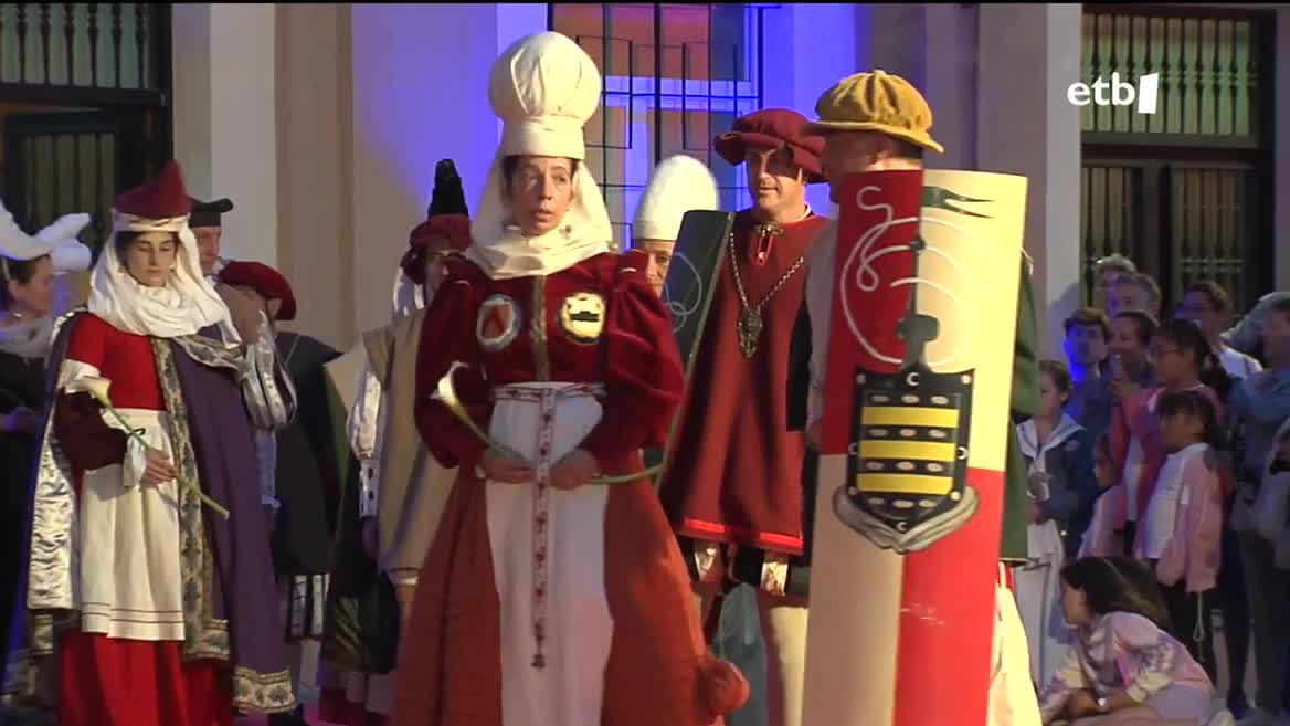 Desfile historikoa, Portugaleten. EITB Mediaren bideo batetik ateratako argazkia