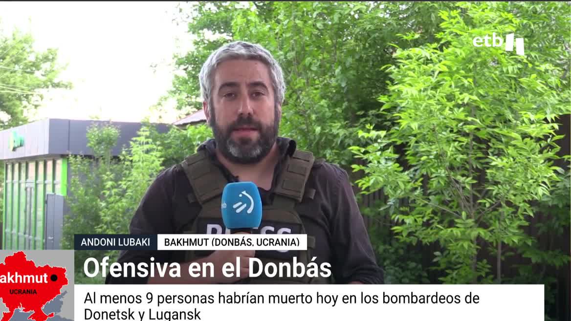 Directo de Andoni Lubaki. Imagen obtenida de un vídeo de EITB Media