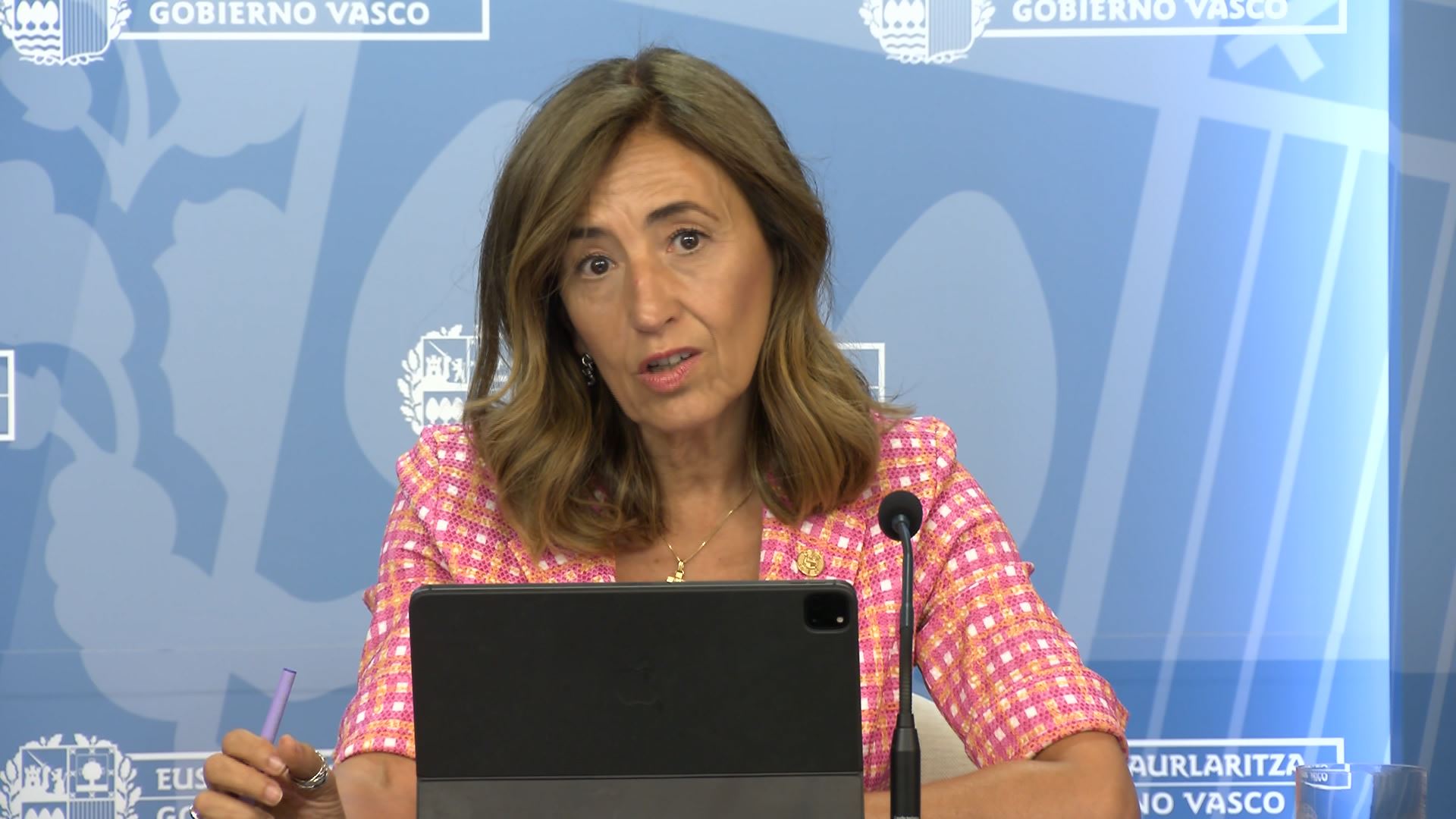 Olatz Garamendi. EITB Mediaren bideo batetik ateratako irudia.